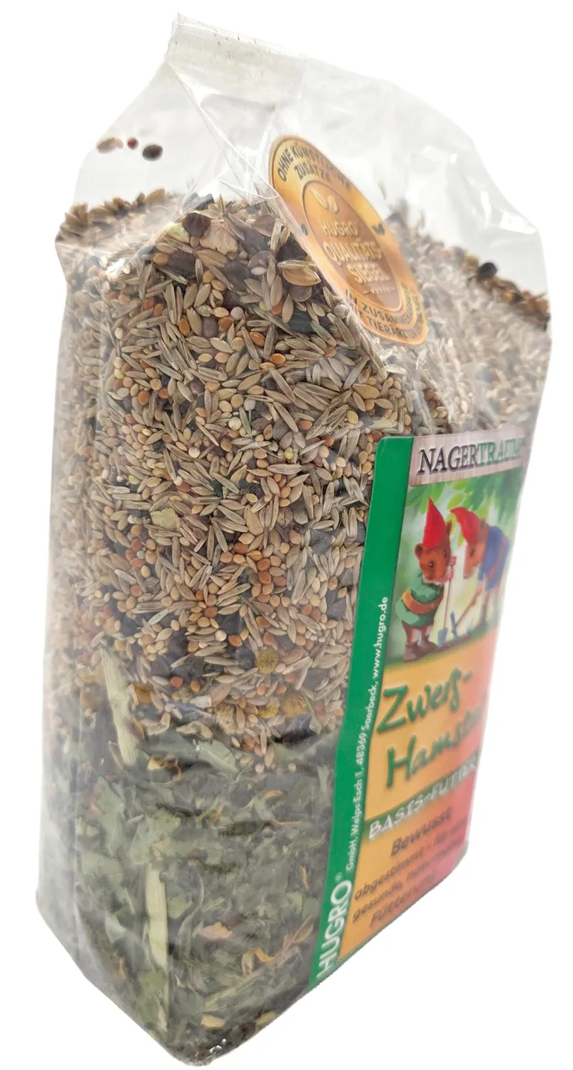 Hugro Basisfutter Dwerghamster voer zaden insecten