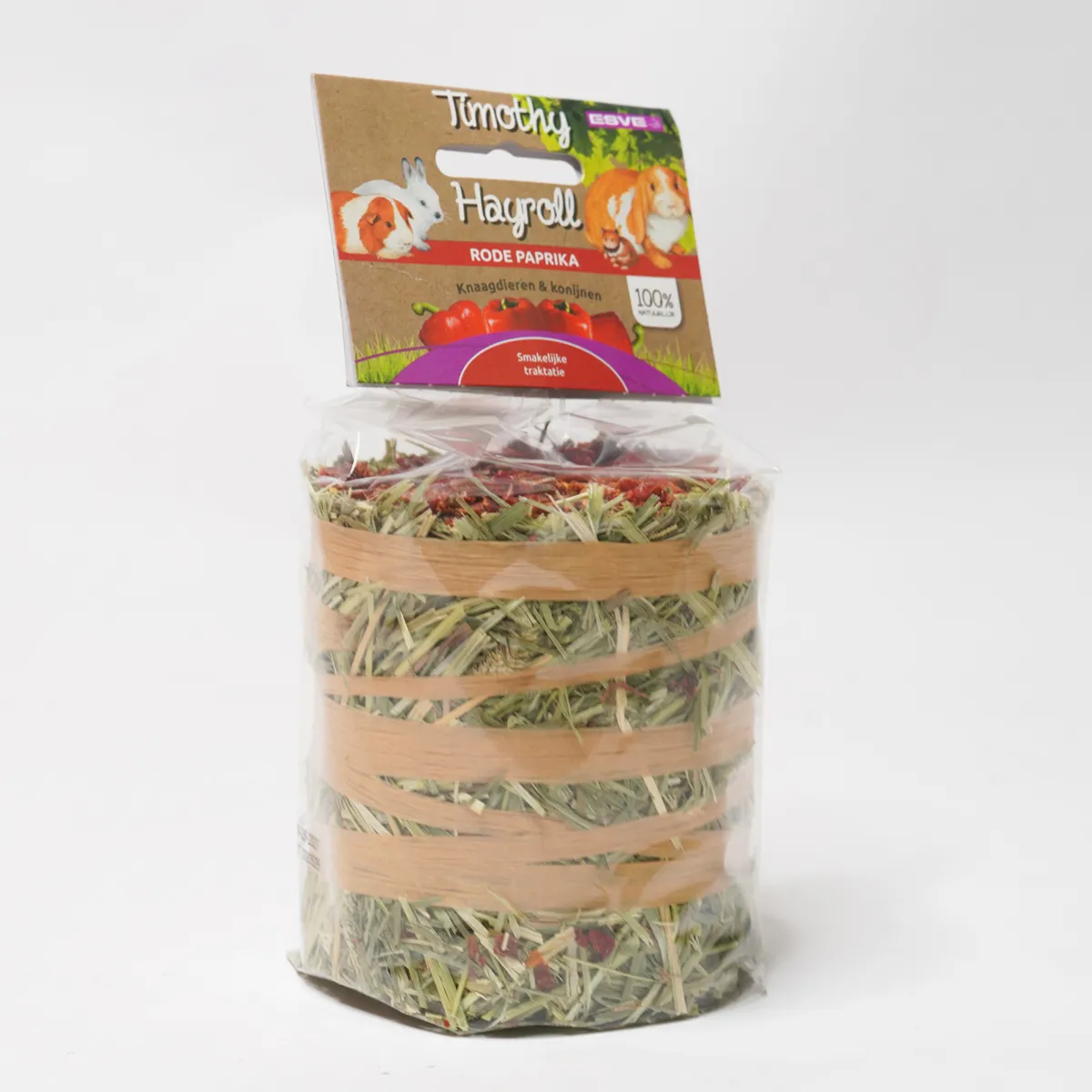 Jouw Konijn Hay Cake snack paprika rode paprika actief