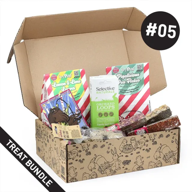 HayPigs Treat Box #05 snackbox voor cavia's 7-delig