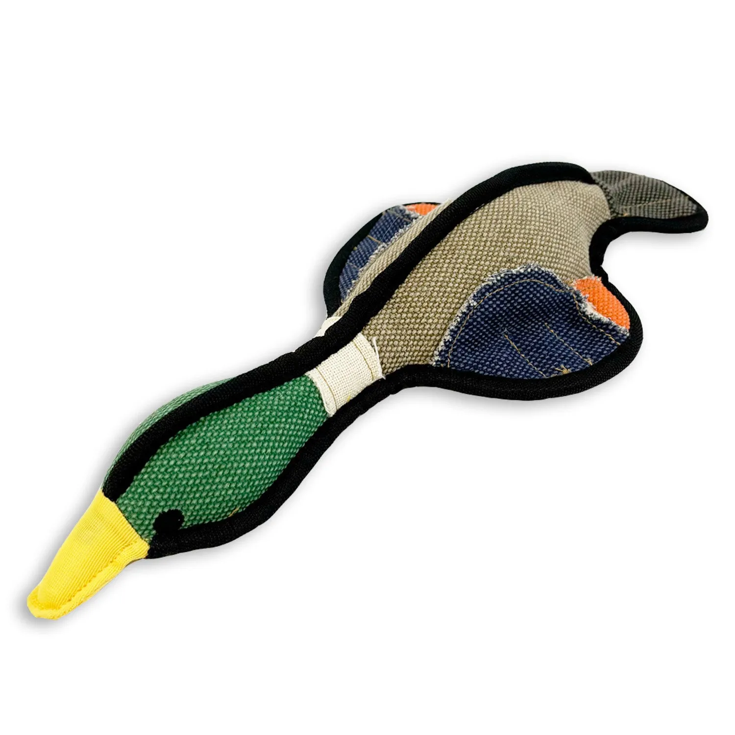 Nature First Gaudy Game Mallard hondenspeelgoed stevig met piep