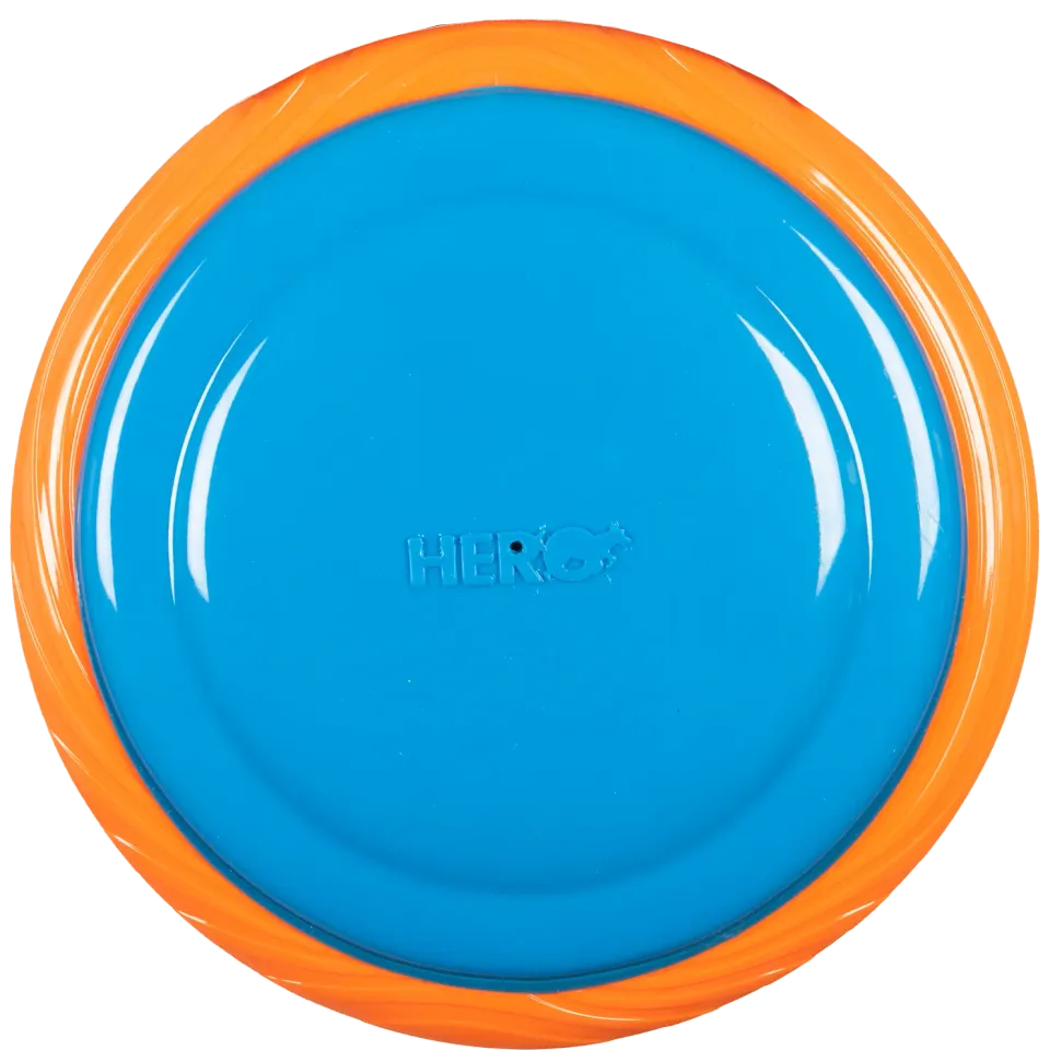 Natures Instinct Hero Ultra Play Flying Squeaks Disc frisbee met pieper