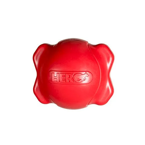 Natures Instinct Hero Soft Rubber Bone Ball hondenbal drijvend