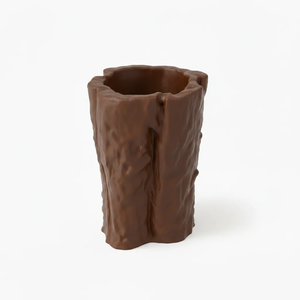 Niborprints Boomstronk Schuilplek klein bruin 16,5 cm tunnel