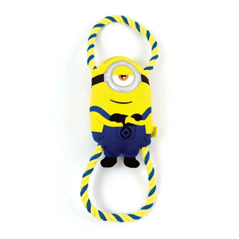 Nature First Minion Double Tug Stuart hondenspeelgoed small