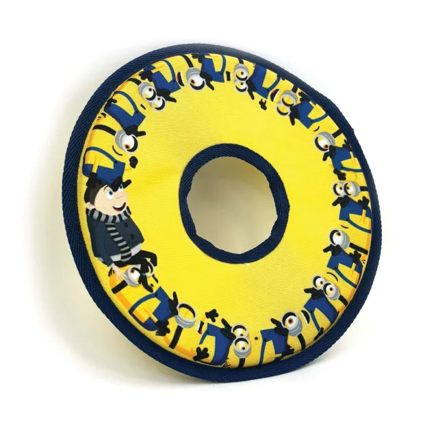 Nature First Minion Canvas frisbee hond 25 cm met piep