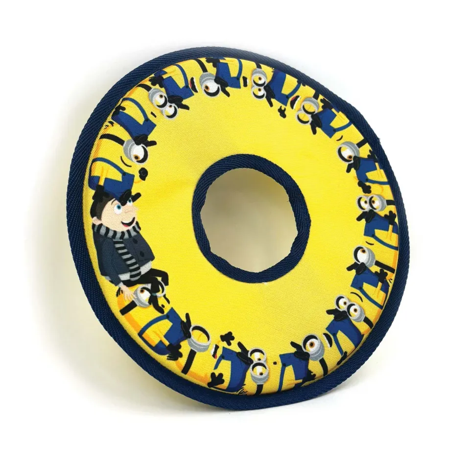 Nature First Minion Canvas frisbee hond 25 cm met piep