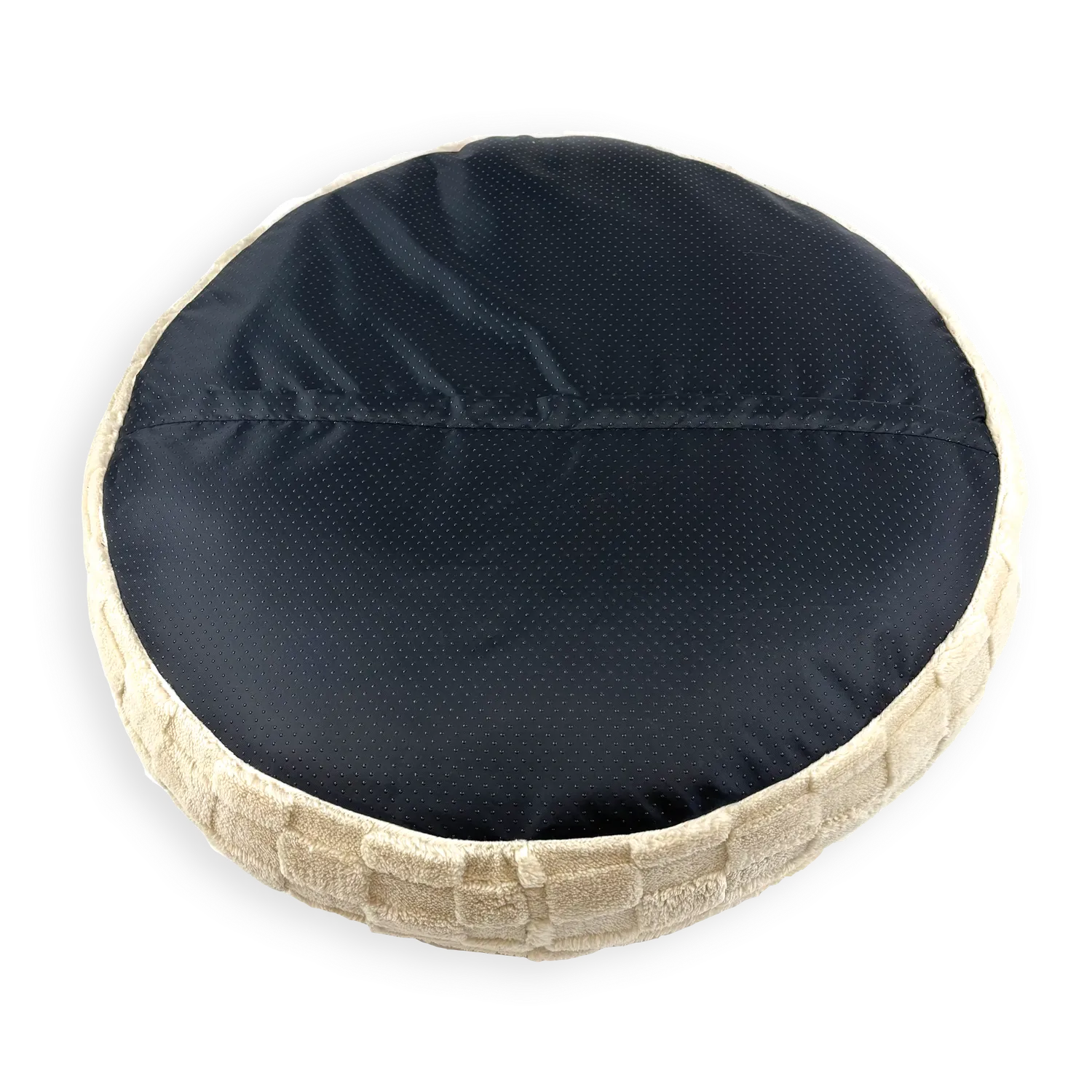 Nature First Checkra ligkussen huisdier 60 cm grijs