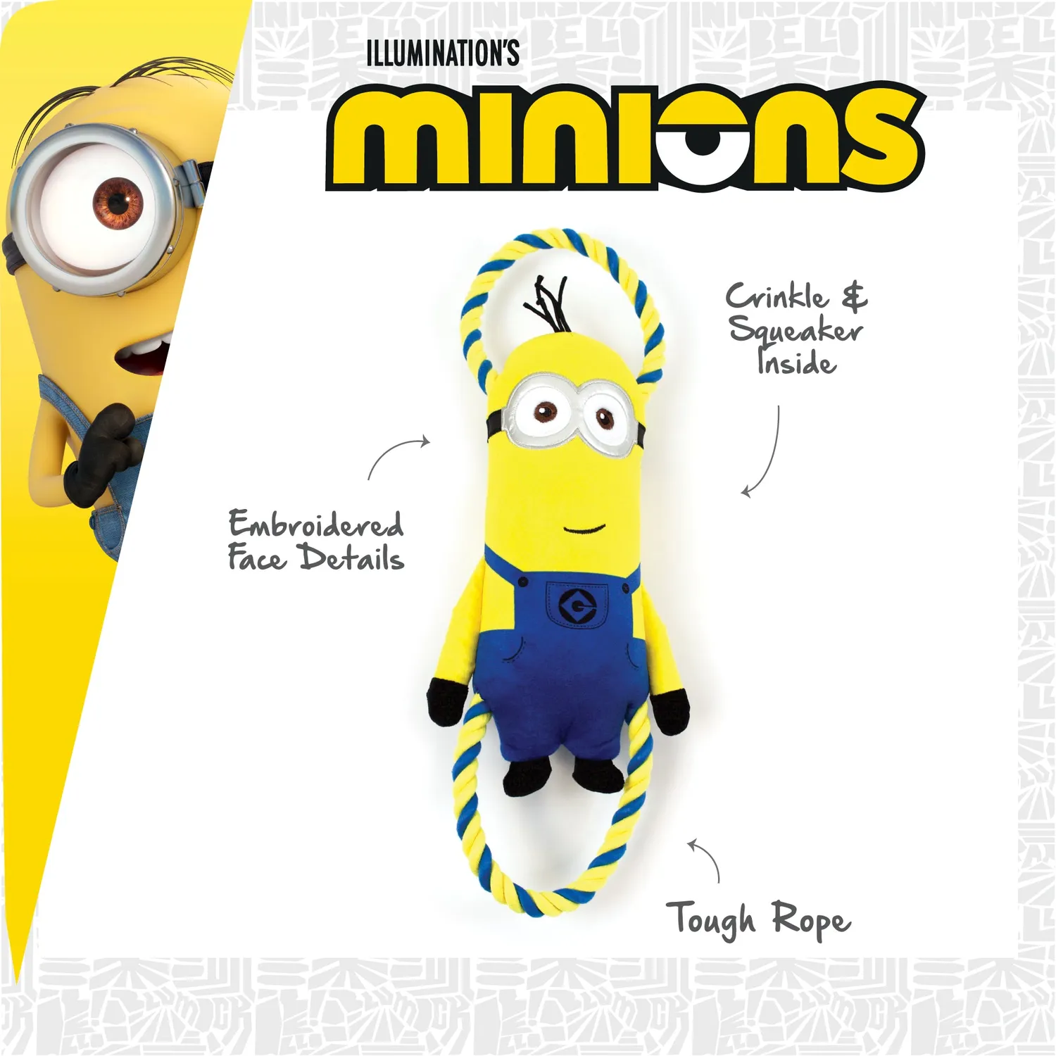Nature First Minion Double Tug Kevin hondenspeelgoed S
