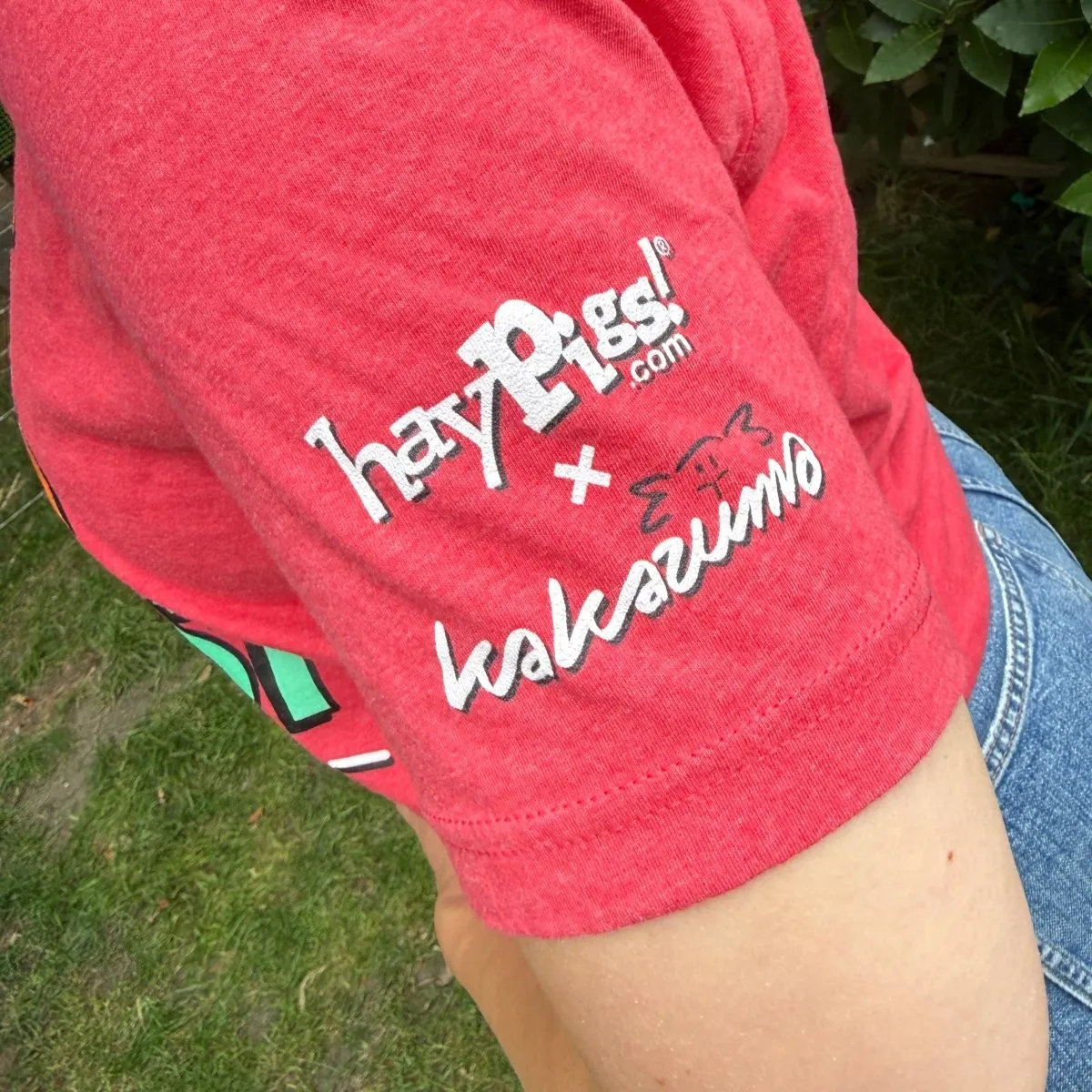 HayPigs Piggy Fest 2026 T-shirt unisex rood katoen