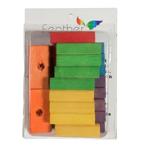 Natures Instinct Pre Drilled Dyed Wood Slats houten latjes Medium 26 stuks