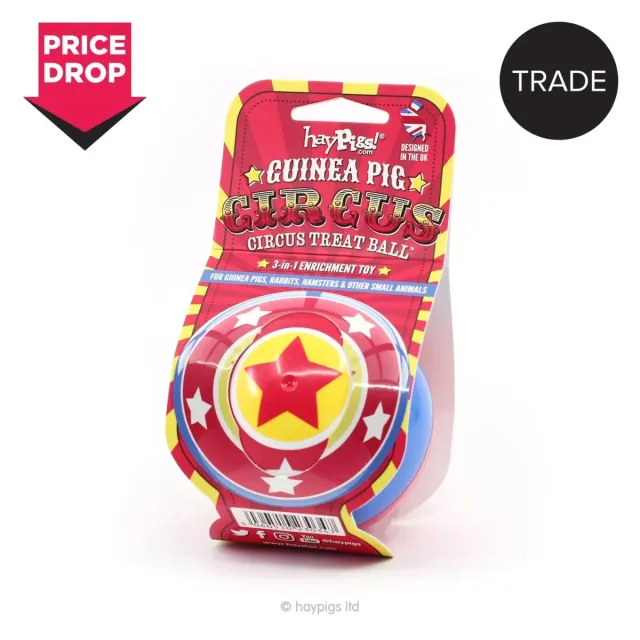 HayPigs Circus Treat Ball snackbal 3-in-1 los