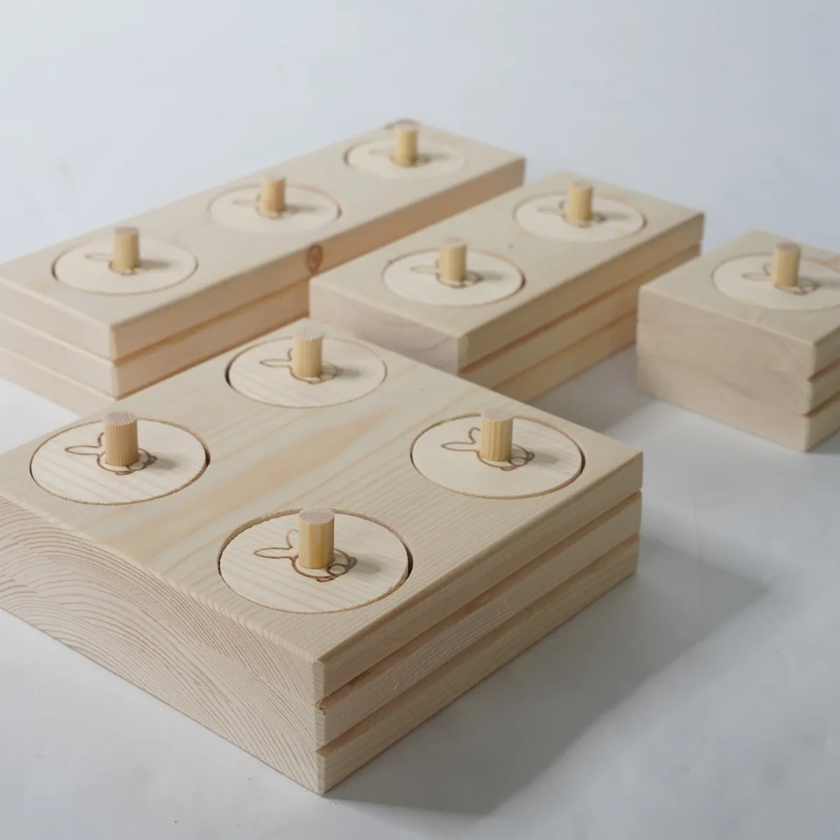Jouw Konijn Originals Muninn L denkspel hout onbewerkt