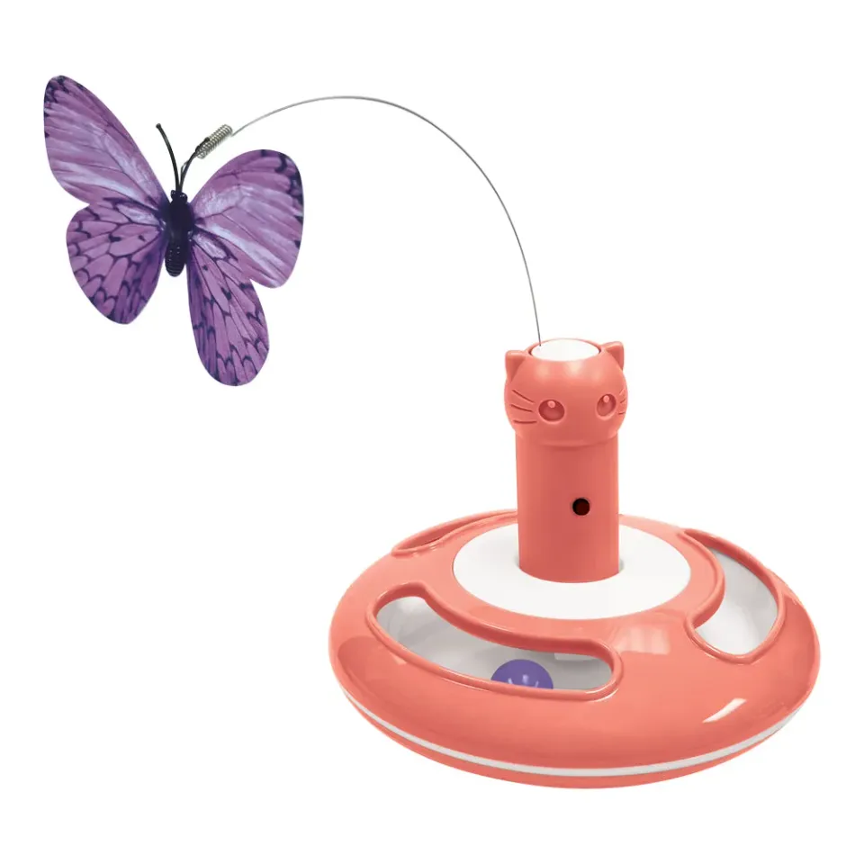Natures Instinct Butterfly Teazer kattenspeelgoed vlinder draaiend