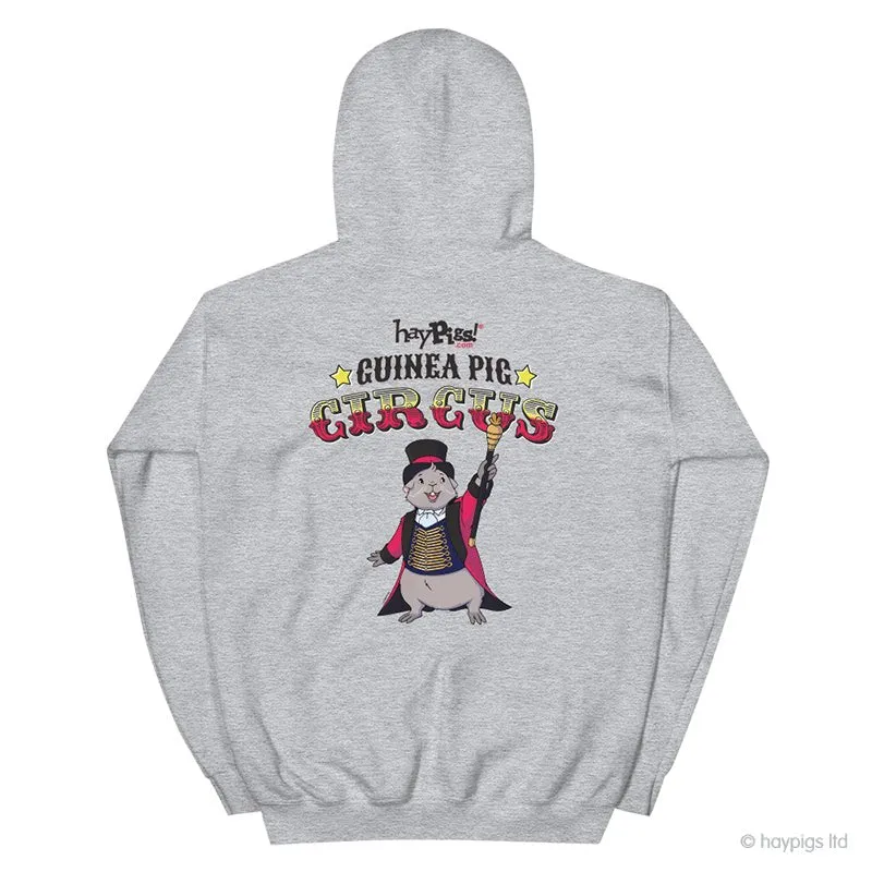 HayPigs Pig. T. Barnum hoodie grijs unisex katoen
