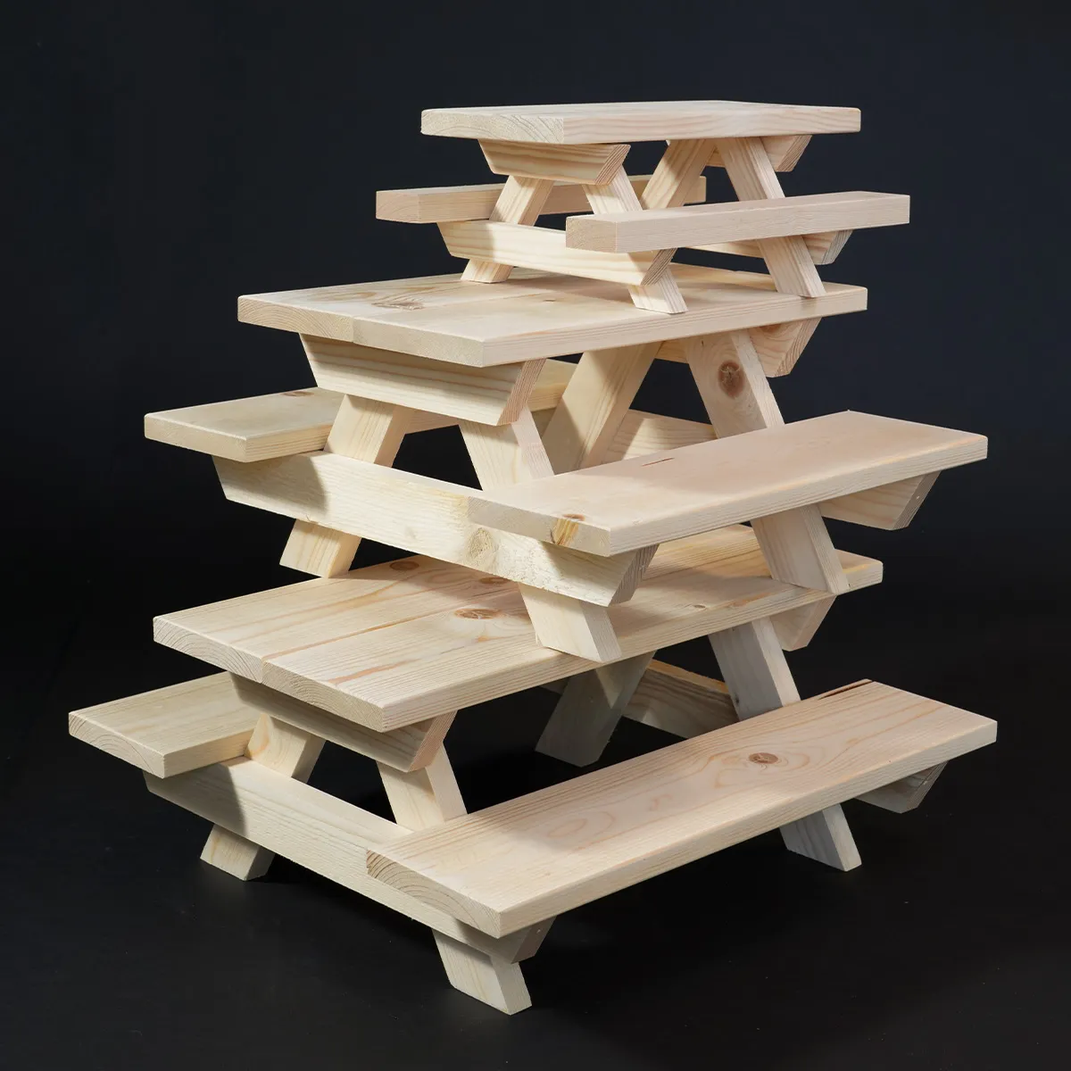 Jouw Cavia Picknicktafel M houten schuilplek vuren