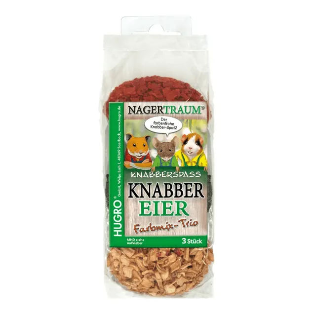 Bounty Paradise Knabber-Eier Farbmix Trio snack 3 stuks groente