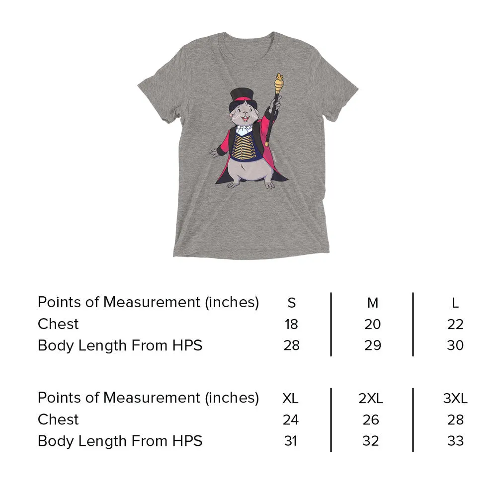 HayPigs Pig. T. Barnum T-shirt unisex grijs XL katoenmix