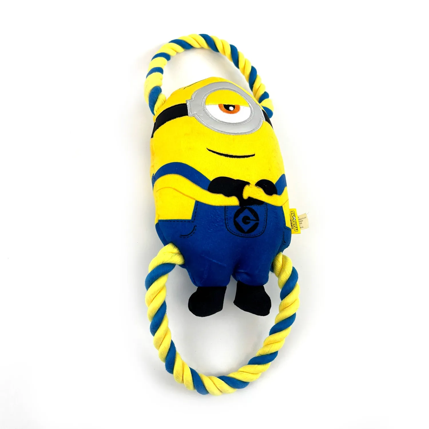 Nature First Minion Double Tug Stuart hondenspeelgoed small
