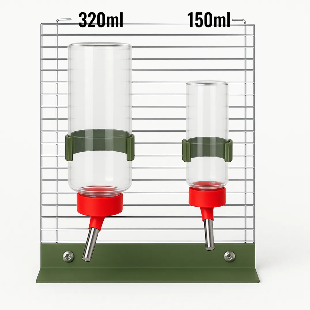 Niborprints Drinkfleshouder houder 320ml zwart