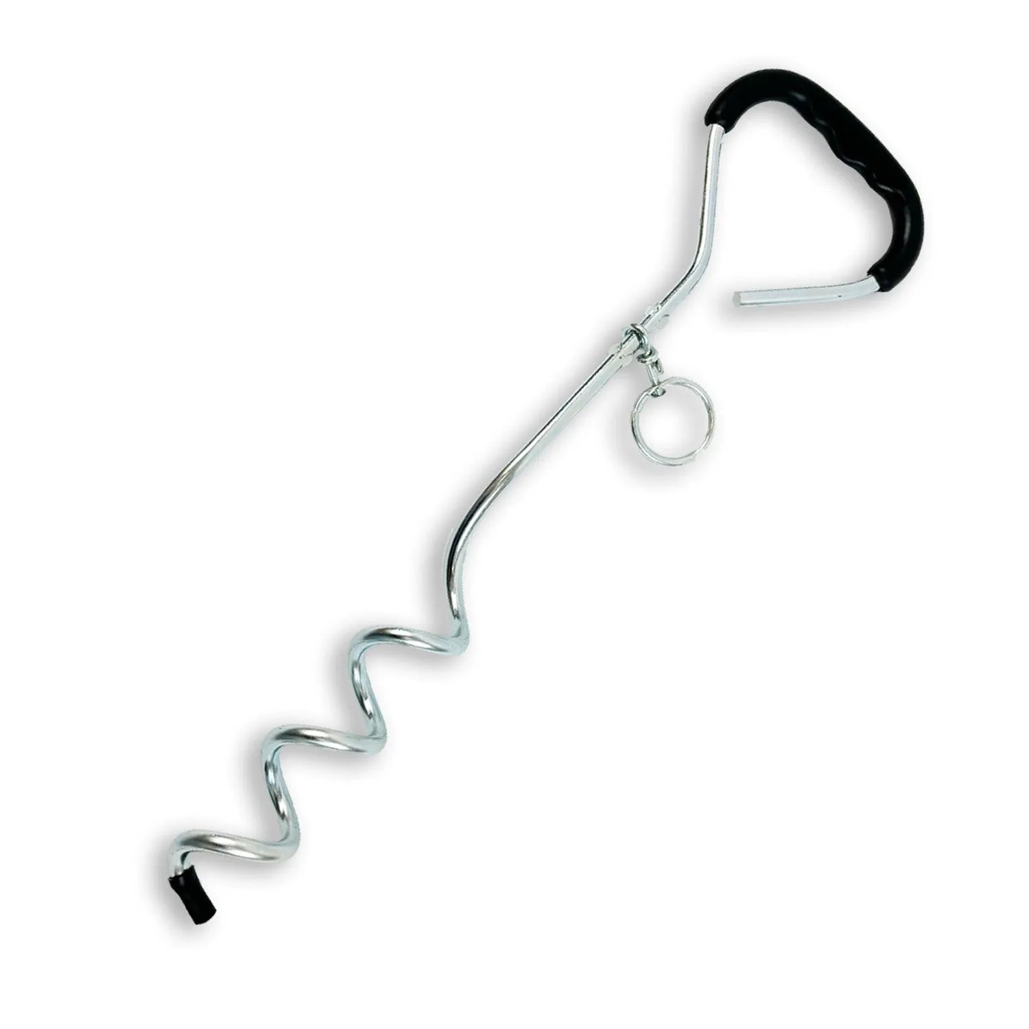 Nature First Tie Out Stake grondpen hond staal spiraal