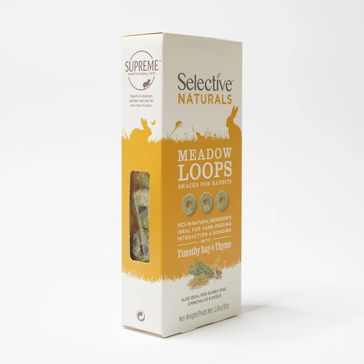 Jouw Konijn Originals Naturals snack meadow loops vezelrijk