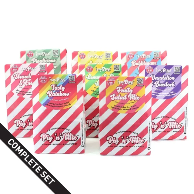 HayPigs Pig'n'Mix snacks navulzakken 8 stuks natuurlijk