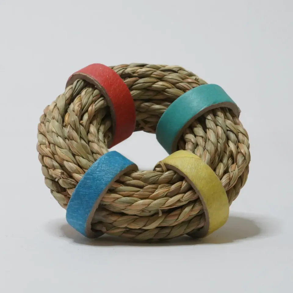 Jouw Konijn Originals Seagrass ring speelgoed zeegras