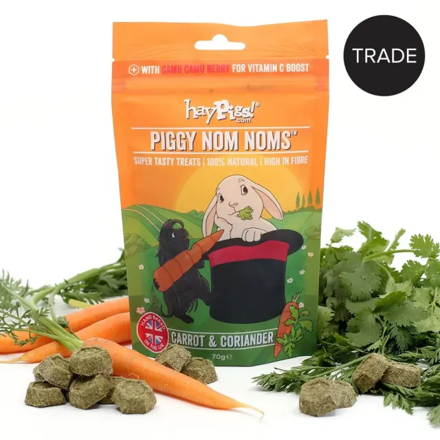 HayPigs Piggy Nom Noms snoepjes cavia wortel koriander 70 g