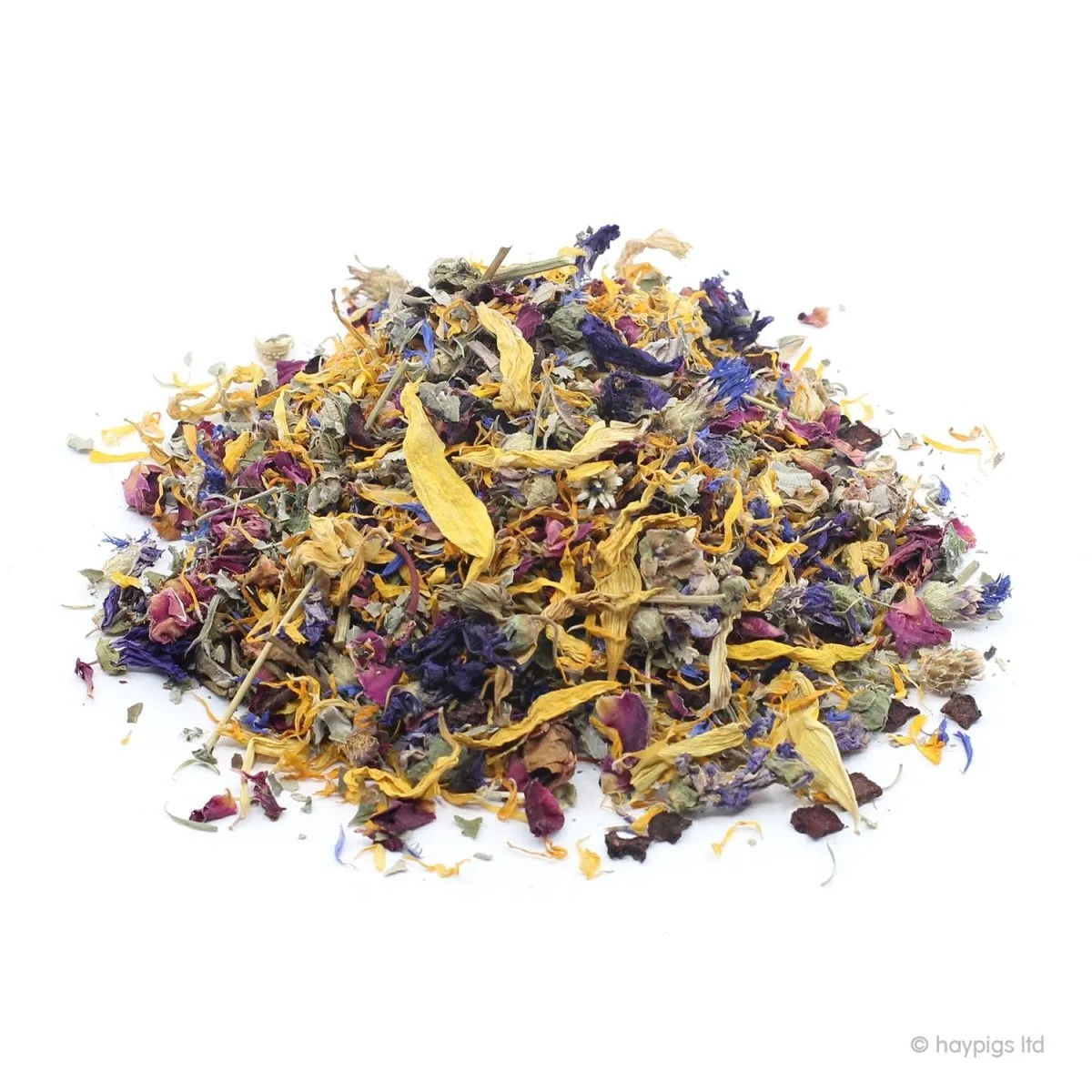 HayPigs Tasty Rainbow snack bloemenmix 8x50g pot