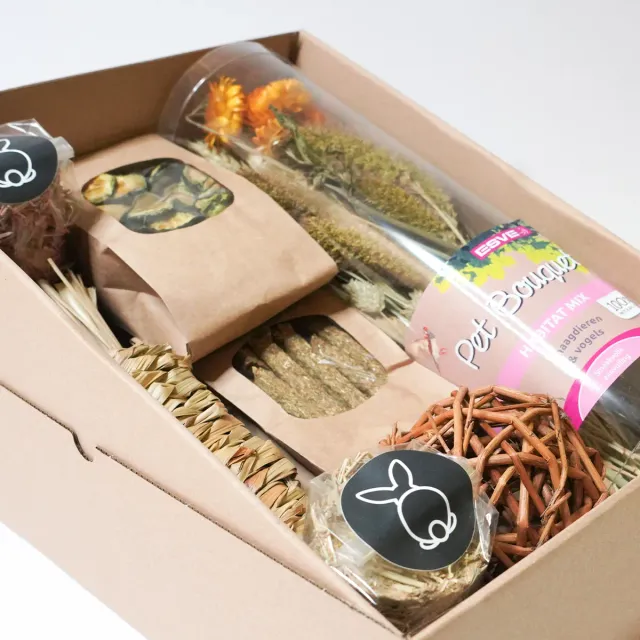 Jouw Konijn Originals Chewy Celebration snackbox konijn