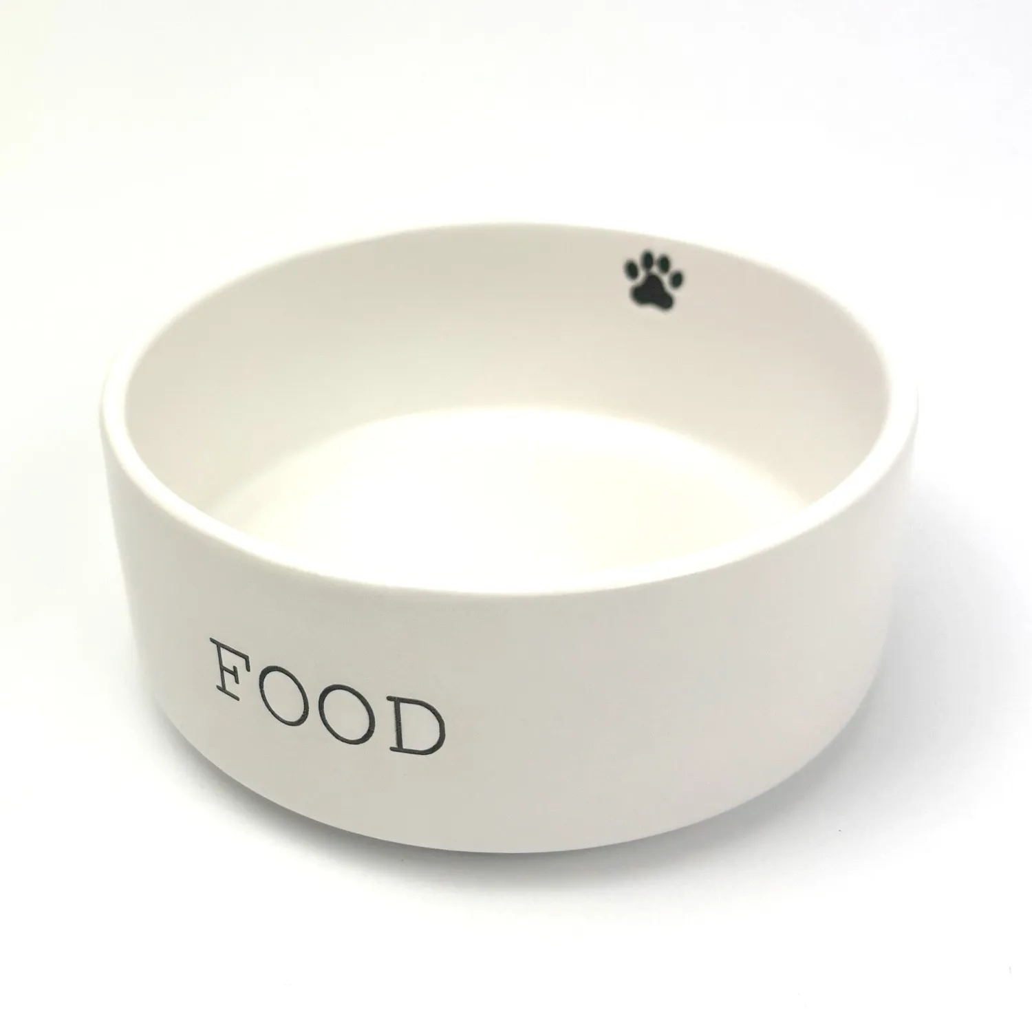 Nature First Paw Print voerbak dolomiet met pootafdruk