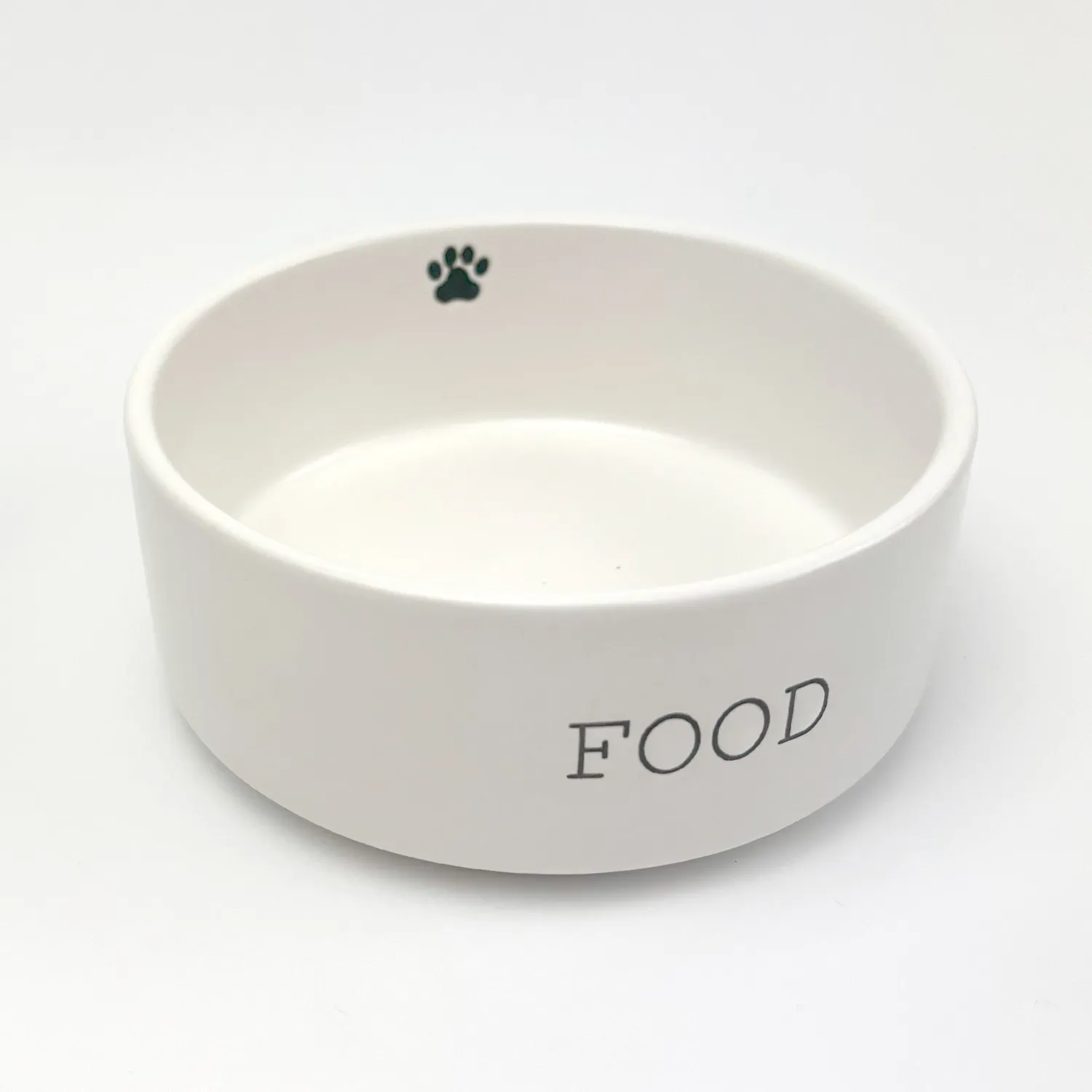 Nature First Paw Print voerbak dolomiet met pootafdruk