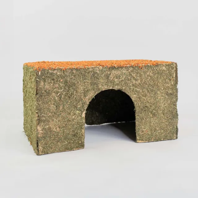 Jouw Konijn Originals Knabbelhuis M karton schuilhuis