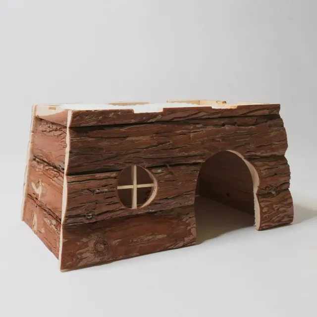 Jouw Konijn Originals Hide Cottage schuilhuis harsvrij hout