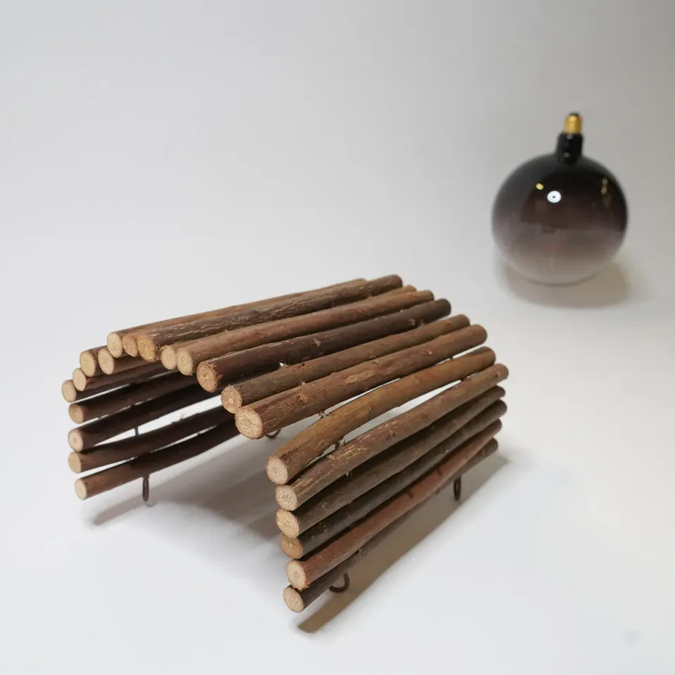 Jouw Konijn Originals Flexi Brug M houten brug onbehandeld