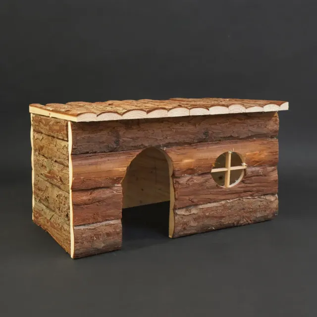 Jouw Cavia Hide Chalet schuilhuis M hout veilig knaaghout