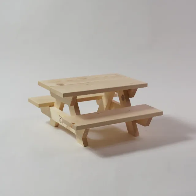 Jouw Konijn Originals Picknicktafel S houten tafel vuren