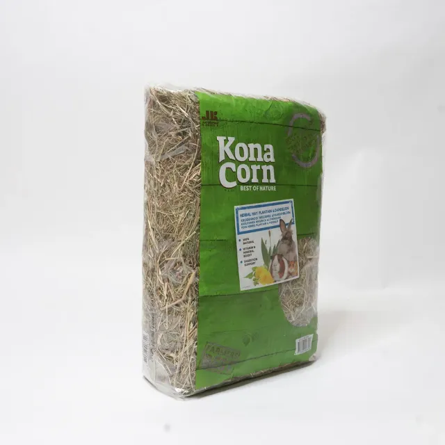 Jouw Konijn Originals KonaCorn weegbree hooi paardenbloem