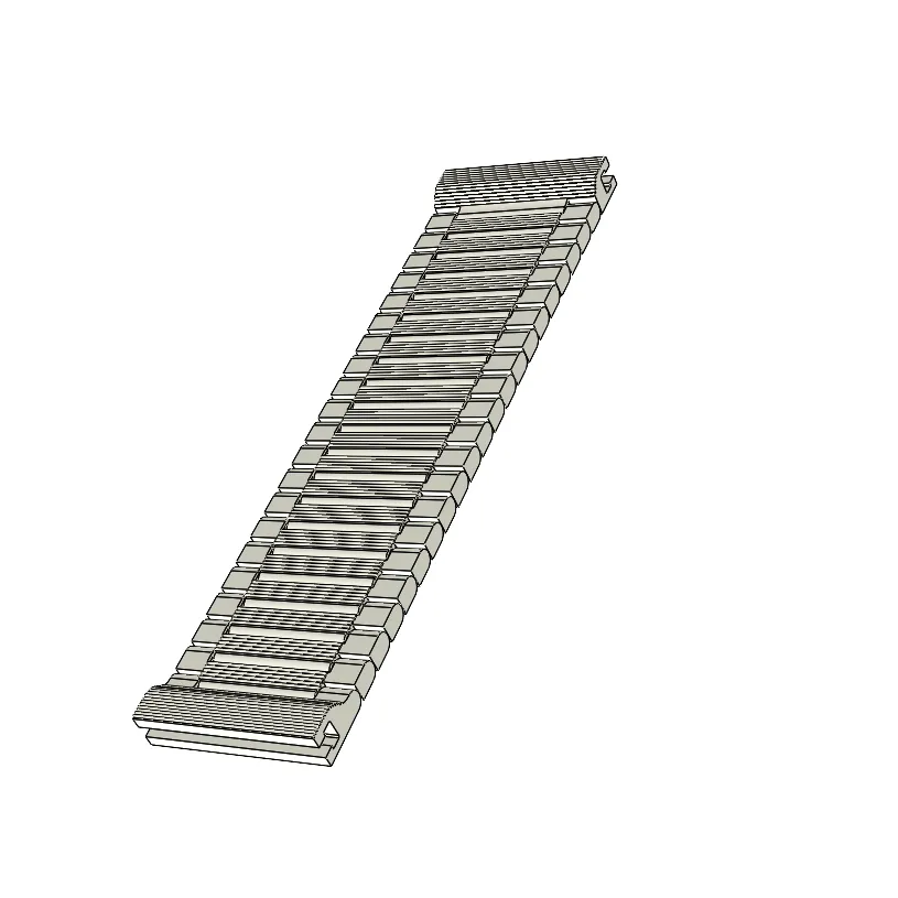 Niborprints Hangbrug Uitbreidbaar hangbrug los stuk PLA