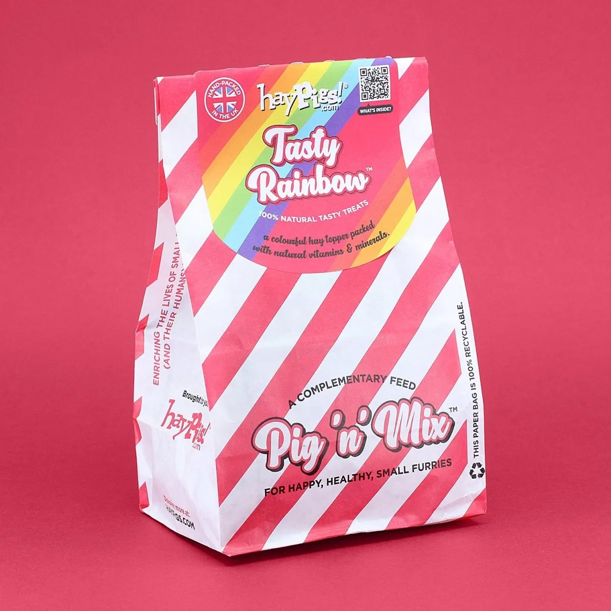 HayPigs Pig'n'Mix snacks navulzakken 8 stuks natuurlijk