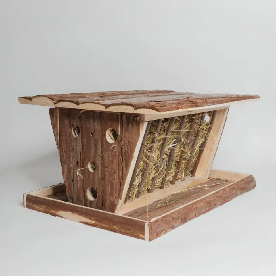 Jouw Konijn Originals Double Hay Rack hooiruif hout dubbel