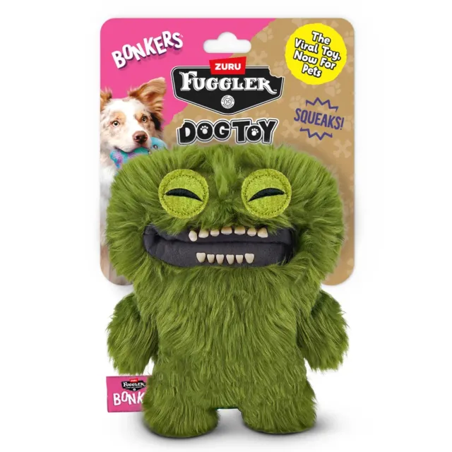 Nature First Fuggler Count Underoo Mcgoo hondenspeelgoed groen 20 cm