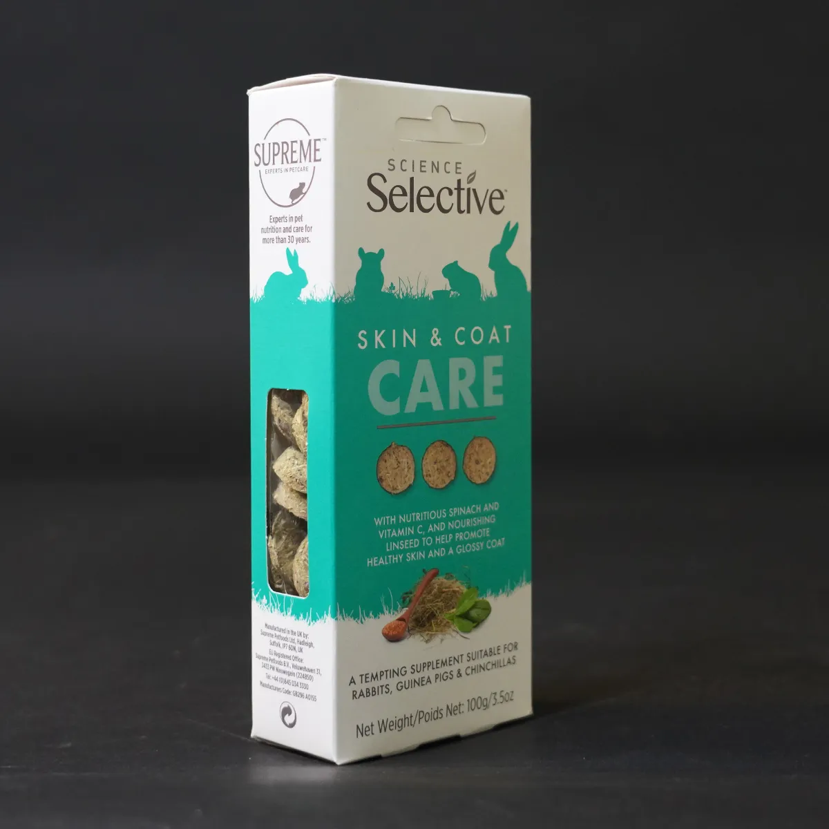 Jouw Cavia Care Treats Skin & Coat snack vacht