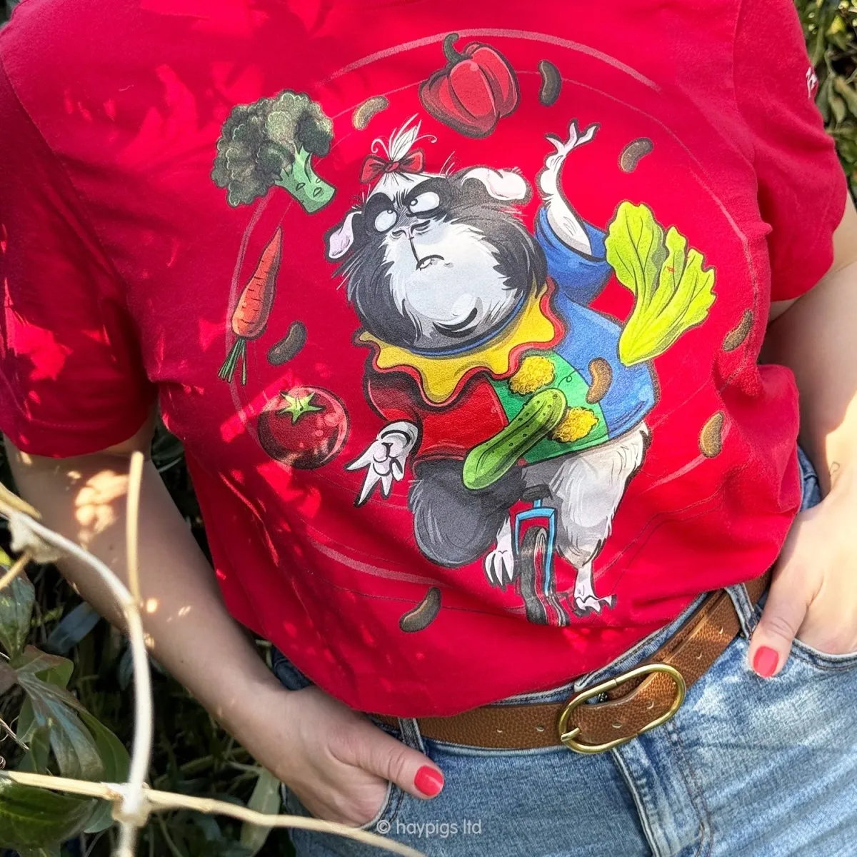 HayPigs Juggling Life T-shirt cavia unisex katoen jongleren