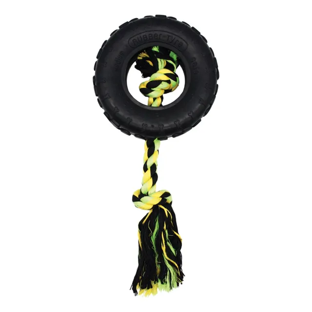 Nature First Grrrelli Tyre Tugger trekspeeltje hond rubber