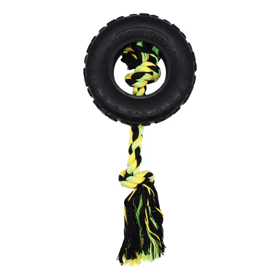 Nature First Grrrelli Tyre Tugger trekspeeltje hond rubber
