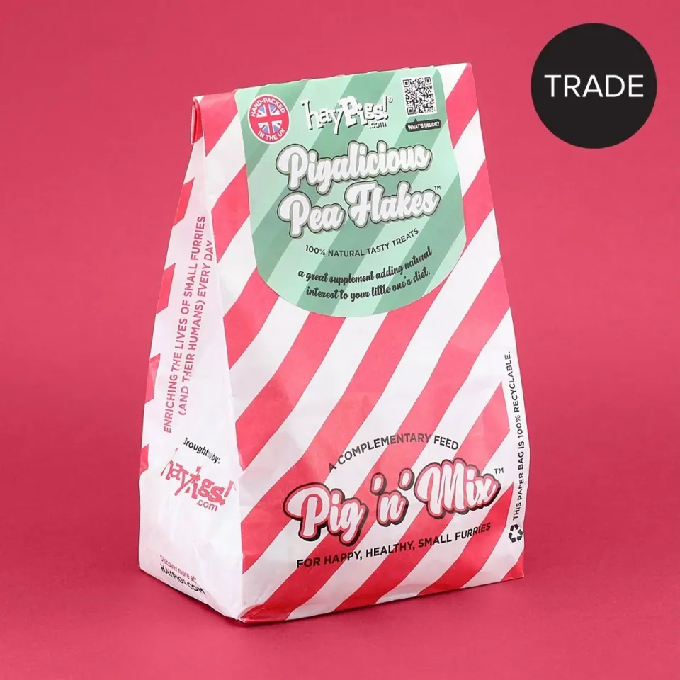 HayPigs Pig'n'Mix Erwtenvlokken snack 300g navulzak tam
